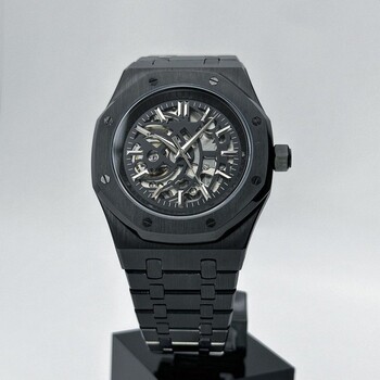 Custom Seiko Mod • Blacken Skeleton AP • 42mm